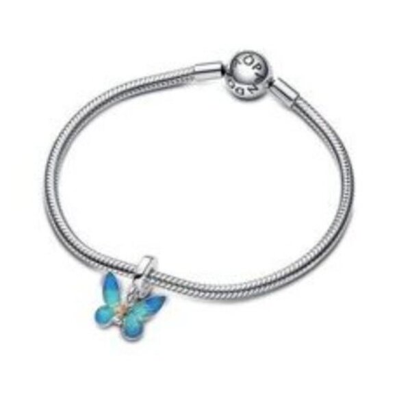 Pandora Moments 14K Plated 0.01 Ct. Tw. Lab-Grown Dangle Charm - Picture 3 of 3
